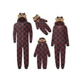 thumbnail image 5 of Meihuid Christmas Family Pajamas Matching Sets,Bear Classic Plaid Xmas Clothes Soft Outfit Sleepwear, 5 of 6