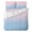 Pink, variant on Twin Size Duvet Cover 4 Piece Bedding Set Blue to Purple Ombre Gradient Shadow Bed Sheet Sets Soft Microfiber Comforter Cover with Flat Sheet 2 Pillow Shams