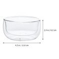 thumbnail image 3 of EIGTHTAIL Bowl Glass Bowls Double Breakfast Soup Rice Nut Cream Ice Prep Cereal Noodle Mixing Layer Kitchen Serving Dessert Fruit, 3 of 10