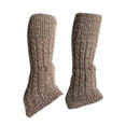 thumbnail image 3 of Calentadores de piernas de patinaje sobre hielo tejido tejido de piernas largas portátiles moderna decoración cómoda mantenga calcetines calientes, 3 of 8