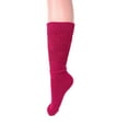 thumbnail image 3 of 1 Pair Lightweight Slouch Socks for Women Shoe Size 5-10 (Fuchsia), 3 of 6