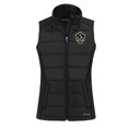 thumbnail image 2 of Women's Cutter & Buck Black LA Galaxy  Evoke Hybrid Eco Softshell Recycled Full-Zip Vest, 2 of 3
