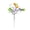 Multicolor-6B-home supplies, variant on LEFTHIGH Home Easter Spring Bunny Egg Stems Floral Picks Leaves Decorations Artificial Flower Foam Berry Egg Easter