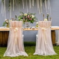 thumbnail image 4 of Rollo de tul de Organza para boda, rollo de hilo transparente de cristal para decoración de barandilla de mesa, silla, telón de fondo de cumpleaños, 5/10m, 48cm, 4 of 4