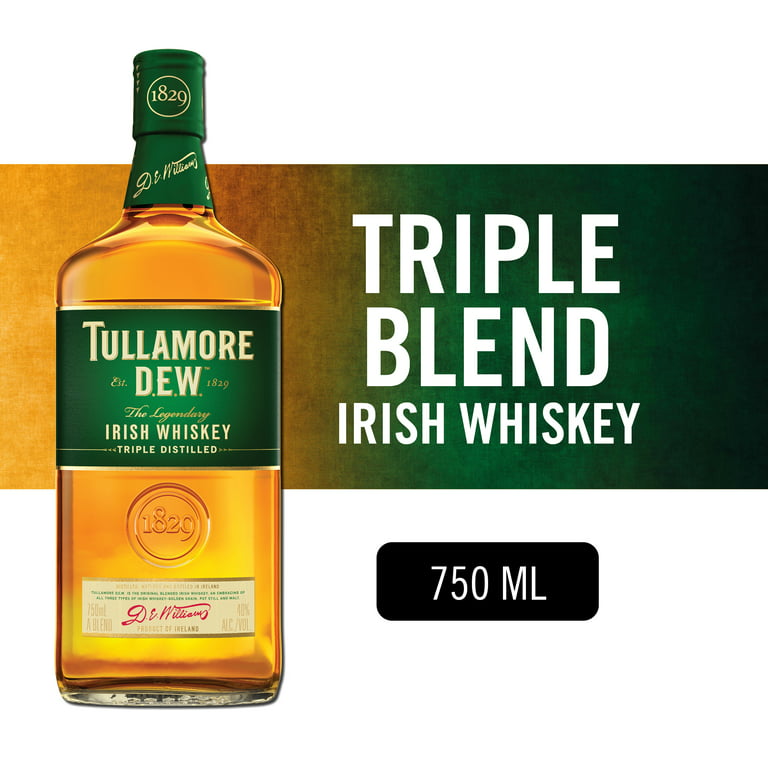 Tullamore D.E.W. Original Irish Whiskey, 750 ml Bottle, ABV 40%