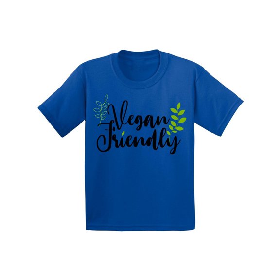 Awkward Styles Vegan Friendly T-Shirts for Youth Vegetarian Kids T Shirts Clothes for Kids Original Children's Shirts Vegan Kids Fashion Vegetarian Gifts Vegan Friendly Clothing Hey Vegetarians
