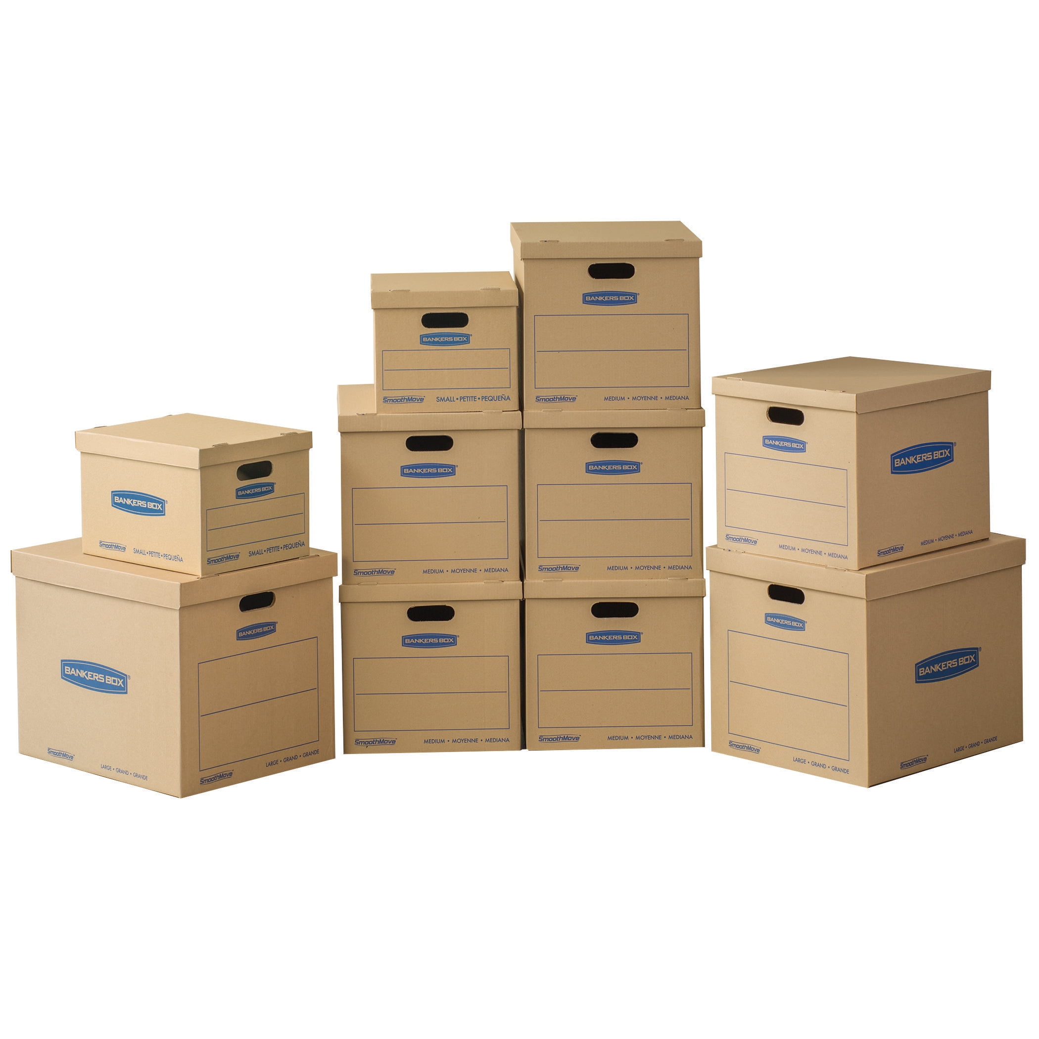 Bankers Box SmoothMove Classic Moving Boxes Value Kit (10pk) 6 Medium