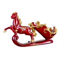 thumbnail image 4 of Soporte para botellas, estatua de caballo, soporte para champán, estante de exhibición moderno, estante individual para botellas para encimera, , Rojo, 4 of 8