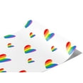 thumbnail image 2 of Rwraps Rainbow Heart Gloss Vinyl Film Wrap 59in x 22ft Vinyl Vehicle Car Film Sheet Roll, 2 of 9