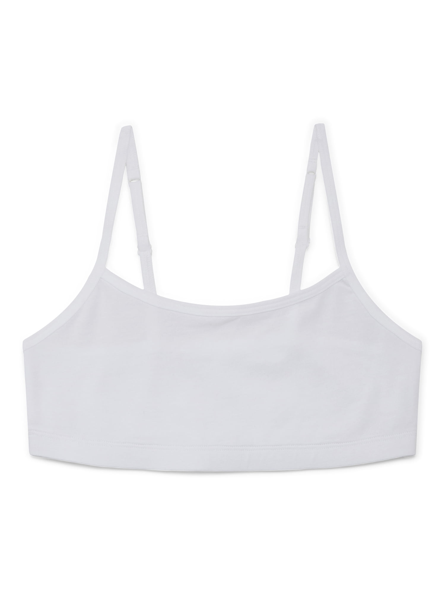 Wonder Nation Girls Cotton-Blend Bralette Bundle, 5-Pack, Sizes XS-2XL