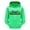 Green, variant on GDREDA Custom Hoodies Child Toddler Boys Girls Long Sleeve Cartoon Prints Warm Hoodie Pullover Tops Kids Sweat (Black,10-11 Years)
