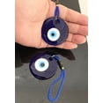 thumbnail image 3 of Two Blue Evil Eye Car Wall Hanging  Ornament for Protection Blessing Gift, 3 of 5