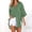 Green cheap stuff under 5 dollars, variant on Dyegold Button Up Shirt Women Plus Size Long Sleeve Button Down Tops Casual Loose Irregular Hem Side Tied Blouses Tshirts
