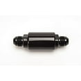 thumbnail image 2 of Russell Automotive Fuel Filter 650103 Competition; In-Line; -8 AN Male Inlet/Outlet; 1-1/4 Inch Diameter x 3-1/4 Inch Length; 40 Micron Disc Element; Black Anodized; Aluminum; With Fuel Filter Only, 2 of 2