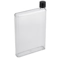 thumbnail image 4 of 750ml Botella Plana para Agua, A5 Botella de Agua Plana Transparente Reutilizable para Deporte, Viaje, Actividades Interiores y Exteriores[Blanco] Khall JY01198-01, 4 of 6