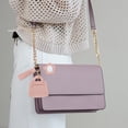 thumbnail image 2 of Unique Bargains 1 Pc Handbag Charms Keychains Flower Mirror Bag Accessories Pink, 2 of 6