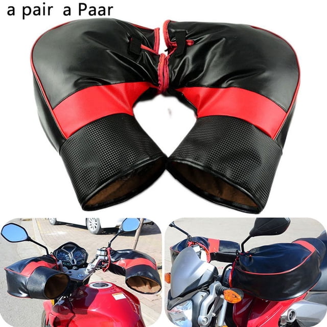 Winter Waterproof Motorcycle Handlebar Gauntlet, Mitts Hand Warmer Covers Protect Your Ride, Motorcycle Gloves For Unmatched Cold Weather Performance, Windproof And Easy To Clean