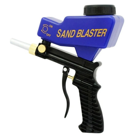 

Anti-rust Sand Blasting Gravity Type Sandblasting Sand Spray Portable Sandblaster Machine for Paint Rust Removal (Blue)