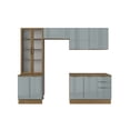 thumbnail image 1 of Cocina Integral Completa Armario de Vidrio Madesa Lux MG 04, 1 of 5