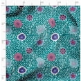 thumbnail image 2 of Soimoi Luxurious 58" Wide Green - Floral Printed, Cotton Jersey Fabric - Perfect Material For Clothing, Home Decor, Craft Projects, 1 Yard, 2 of 6
