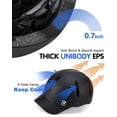 thumbnail image 2 of FROFILE Bike Helmets for Men Women - (Medium, Black) Baseball Cap Equestrian Helmet for Adults Bicycle Scooter Horse Riding, 2 of 6
