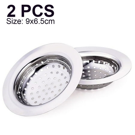 

2 Pack Kitchen Sink Strainer Filter Food Catcher Floor Drain Sewer Lifting Cage Cover Device for Most Sink Drains Rust Free Stain