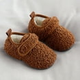 thumbnail image 3 of Ketyyh-chn99 Toddler Girls Boys Winter Warm Slippers Plush Cute Bedroom House Indoor Shoes Brown,18, 3 of 4