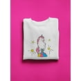 thumbnail image 3 of Unicorn Farting Rainbow Sweatshirt Women -SPIdeals Designs, Female 5X-Large, 3 of 4