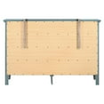 thumbnail image 5 of Pemberly Row Contemporary Wood Veneers 8 Drawer Dresser in Teal, 5 of 5