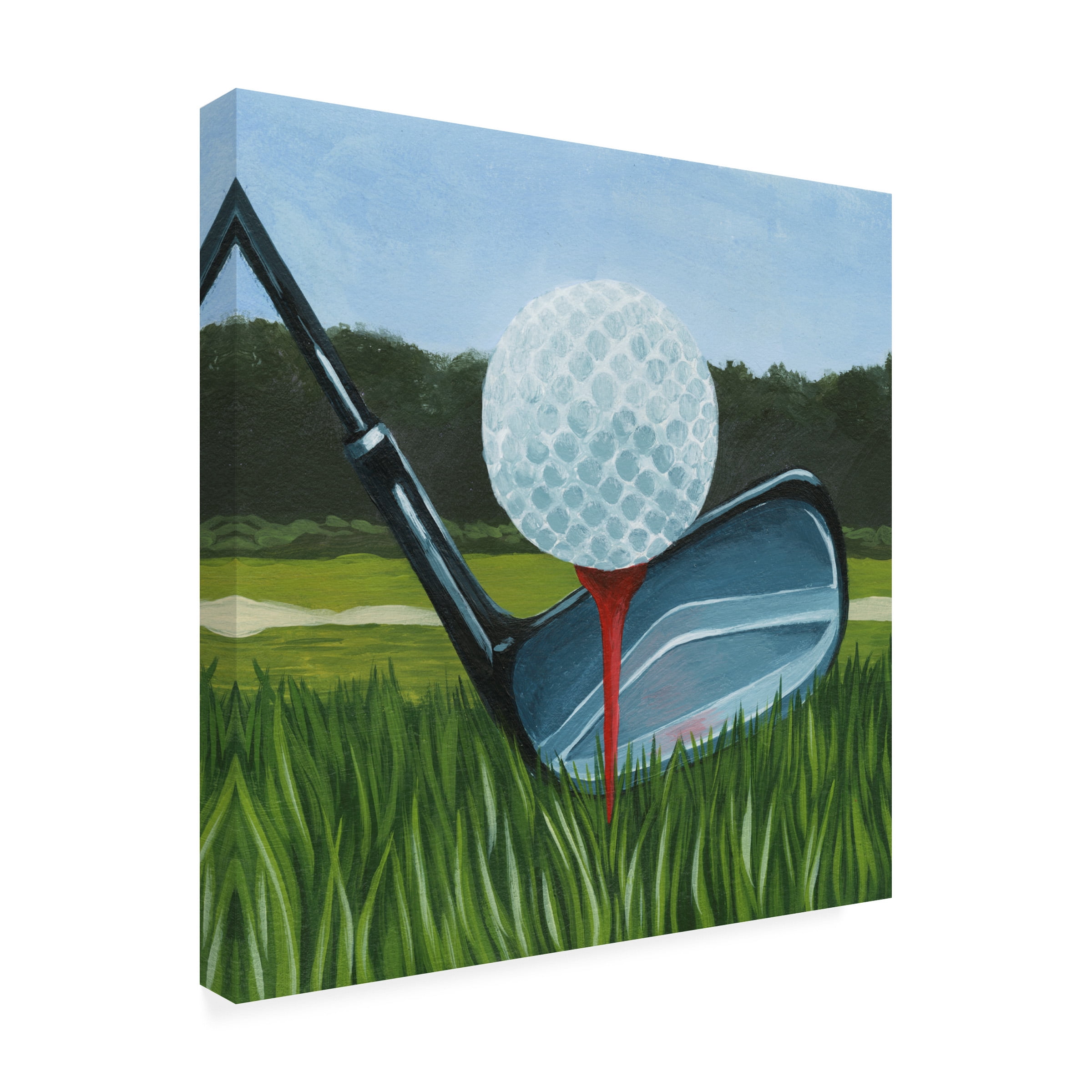 Grace Popp 'Tee Off II' Canvas Art