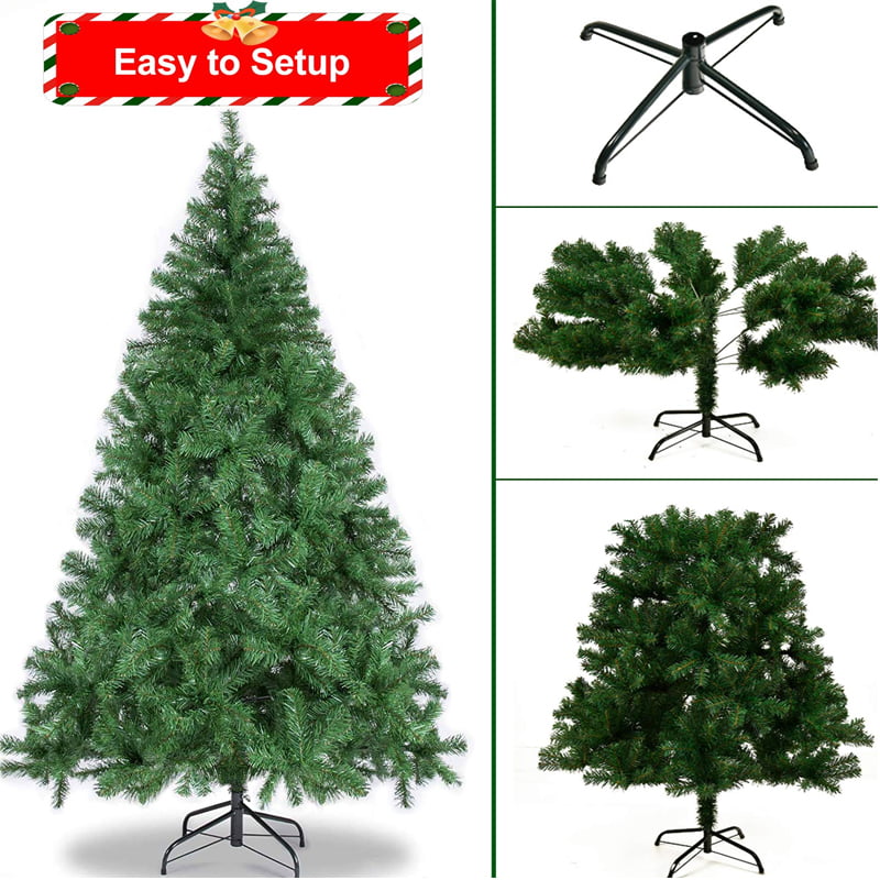 Details about   5ft 6ft 7ft Luxury Artificial Christmas Tree with Stand Bushy SPRUCE 