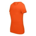 thumbnail image 2 of ACTIVE UNIFORMS SCRUBS Women's Short Sleeve Round-Neck T-Shirt Under Scrub (Orange, 3X-Large), 2 of 6