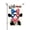 Color 4, variant on Amhnf Welcome Cow With American Flag Sunglasses And Bow Garden Flag For Home Outdoor Garden Yard Decor 12x18 inch