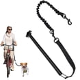 thumbnail image 1 of Laisse d'Exercice pour Chien, Poignée en Gel de Silice Mains Libres Haute Résistance Rétractable Laisse de Vélo pour Chien Retrait Facile pour Extérieur, 1 of 8