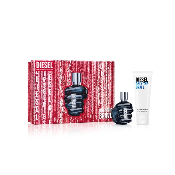 Diesel Only The Brave EDT Set de Regalo 50 ml para Hombre Aromático Amaderado