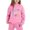 01#Pink, variant on Kids Sweatsuits Halloween Rainbow Ghost Bow Printed Sweatsuit Youth Halloween Birthday Festival Walk Girl Hooded Suit