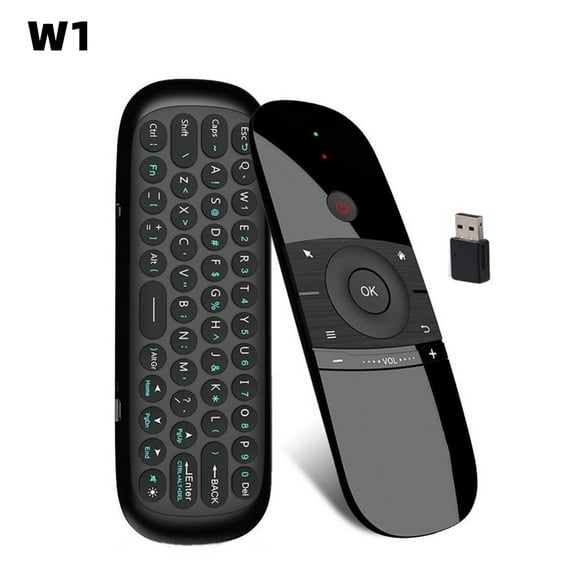 W1 Télécommande 2.4G Clavier Sans Fil Multifonctions pour Nvidia Shield/Android TV Box/pc/projecteur/htpc/all-In-One PC T141
