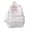 F39-Pink, variant on FYDUU Plaid Backpack for Girls School Bag Stylish Lace Checkered Backpack School Bookbag Casual Daypack Cute Bow Schoolbags