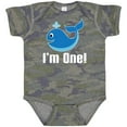 thumbnail image 3 of Inktastic 1st Birthday Whale Fish Boys Boys Baby Bodysuit, 3 of 5