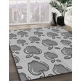 thumbnail image 3 of Ahgly Company Machine Washable Indoor Rectangle Transitional Silver Gray Area Rugs, 2' x 3', 3 of 7