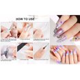 thumbnail image 2 of 500 puntas de uñas artificiales, uñas postizas, puntas de uñas naturales con caja transparente, forma de ataúd largo Adepaton MZQ-0153, 2 of 9