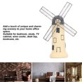 thumbnail image 3 of Dutch Windmill Statue Decorative Ornament Figurine - Exquisite Resin, Durable,Design - Perfect For Office, TV Cabinet, Desk - Great Gift Idea, 3 of 8