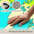 thumbnail image 6 of ODIKA 4'x6' Washable Area Rug Large Ocean Playroom Map Educational Interlocking Polygon Motif for Dorm Room, Small Living Stain Resistant Low Profile, Easy Care, 6 of 7