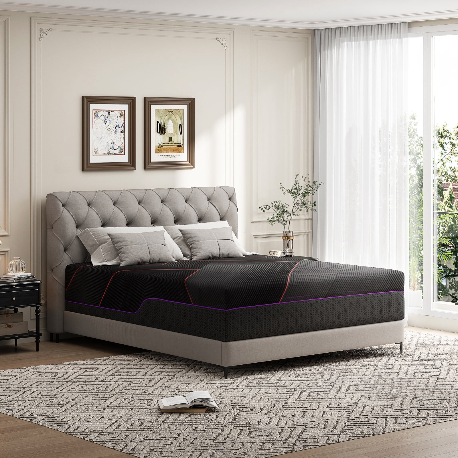 Sailvan Full Size Mattress 12 Inch, Full Mattress in a Box with Gel Memory Foam Mattress, Medium Firm Double Mattress for Pressure Relief, Fiberglass Free, CertiPUR-US Certified, Motion Isolation