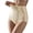 Beige, variant on Seamless Underwear High Waisted Tummy Control No Show Panties Full Coverage Stretch Briefs Stretch Underpants Breathable Regular Plus Size