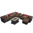 thumbnail image 1 of Rustico 10 Piece Outdoor Wicker Patio Furniture Set 10d, 1 of 7