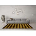thumbnail image 3 of Ahgly Company Indoor Round Abstract Yellow Modern Area Rugs, 8' Round, 3 of 4
