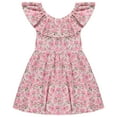 thumbnail image 3 of BTween 3 Piece Girls Summer Dress Set - Short Sleeve Casual Skater Dresses, Hgrey, 7/8, 3 of 4