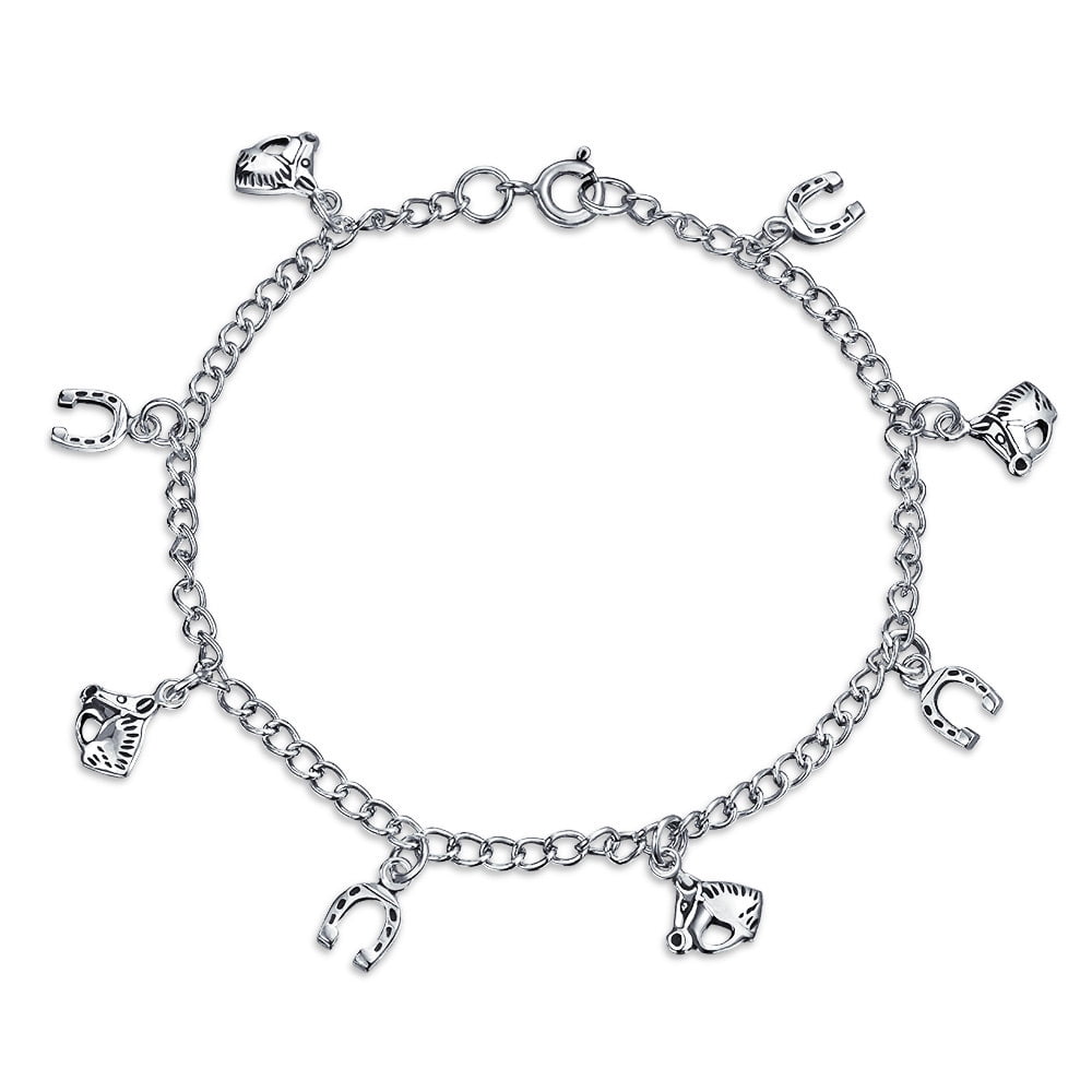 Diamond Treats Heart Charm Bracelet for Women 925 STERLING SILVER Ball Bracelet with Heart Shape Charm & FLAWLESS Cubic Zirconia This Ladies Silver Bracelet is the Perfect Jewellery Gift for Women.