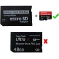 thumbnail image 4 of PSP Memory Stick Adapter, Funturbo Micro SD to Memory Stick PRO Duo MagicGate Card for Sony Playstation Portable, Camera, Handycam, 4 of 5